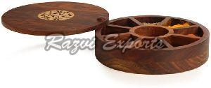 Wooden Spice Box