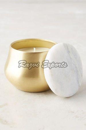 Brass Candle Bowl