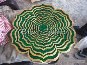 Mother of Pearl Inlay Marble Coffee Table