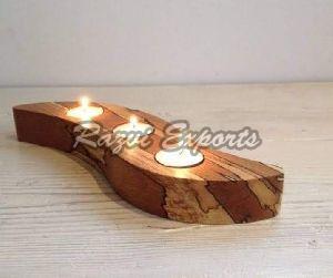 Wooden Candle Stand