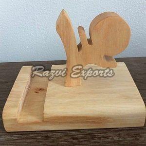 Wooden Mobile Stand