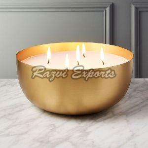 Brass Candle Bowl