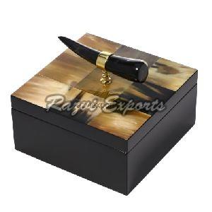 Horn Jewellery Box