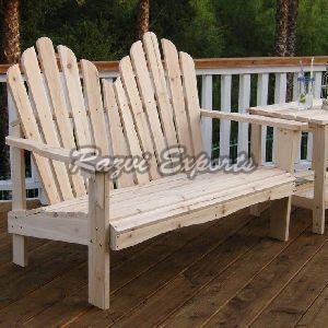 Wooden 2 Seater Outdoor Bench