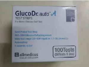 Gluco Dr. Auto A 100 Glucometer Strips