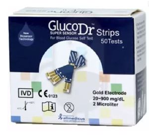Gluco Dr. Super Sensor 50 Glucometer Strips
