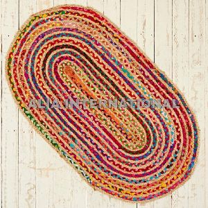 Oval Shape Cotton Rugs