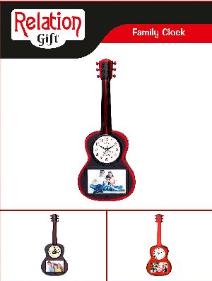 Decorative Photo Frame with Clock