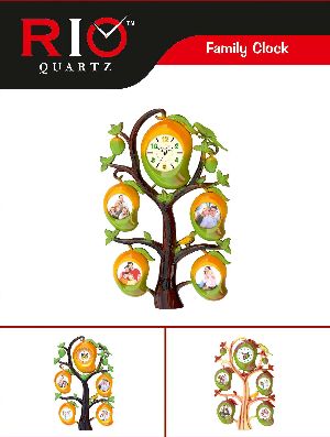 Decorative Photo Frame with Clock