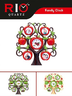 Decorative Photo Frame with Clock