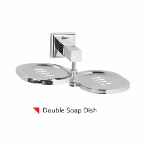 stainlees steel Oval Double Soap Dish