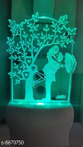 Solid 3D illusion Designer Night Lamps LED_Tree