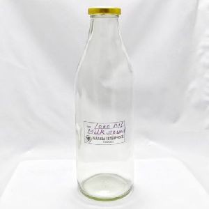 1000ml Round Glass Milk Bottle