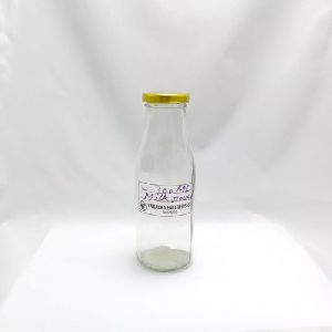 300ml Round Glass Milk Bottle