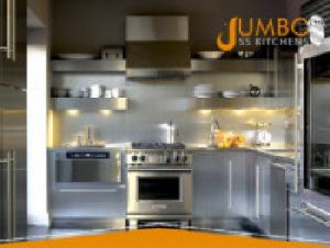 stainless steel kitchen