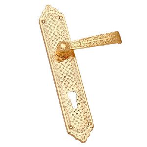 Decorative Brass Mortise Handle Lock