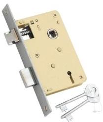 Silver Finish Mortise Door Lock