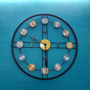 Wall clock with Mixed Numbers