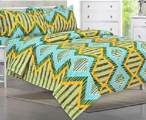 Cotton Green Double Bed Sheet