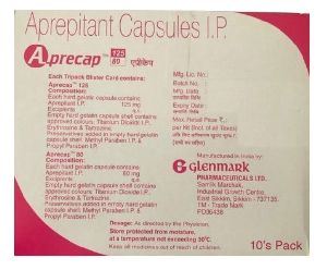 Generic Emend (Aprepitant) 125/80mg Capsules