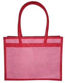 Padded Rope Handle PP Laminated Jute Shopping Bag