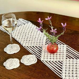 MACRAME TABLE RUNNER