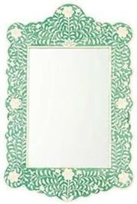 Bone Inlay Mirror Frame