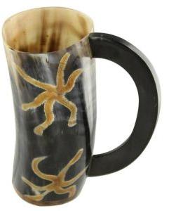 Buffalo Horn Drinking Mug