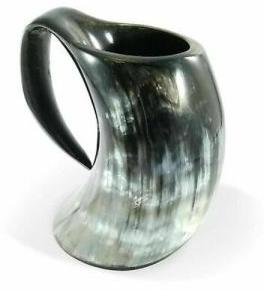 Buffalo Horn Viking Mug