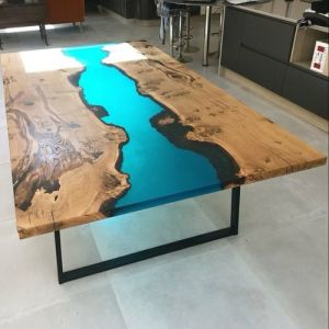 Epoxy Resin River Table