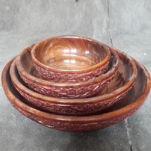 Wooden Serving Bowl
