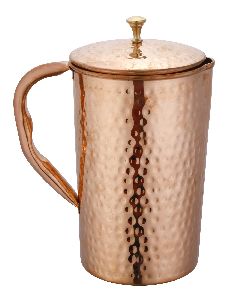 Copper Hammered Water Jug