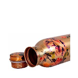 Copper Printed Water Bottle1