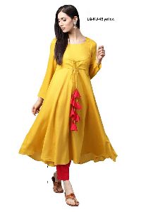 Heavy Rayon 14 Kg Anarkali with Dori Kurti