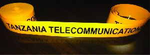 Yellow and Black Caution Warning Tape