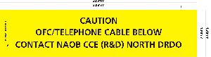 Yellow and Black Caution Warning Tape
