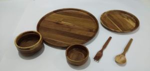 Wooden Dinner Set