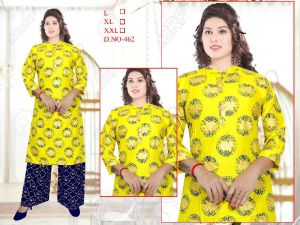 D. No - 462 Kurti Palazzo Set