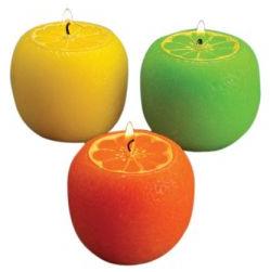 fruit candles