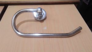 C Cut Pipe Towel Ring