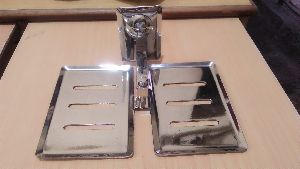 D Shape Double Soap Dish