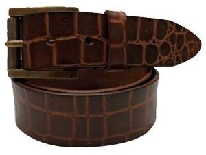 Mens Brown Leather Belt