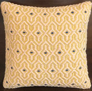 Contour Handwoven Cotton Cushion Cover