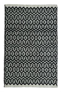 Handwoven Wool Polyester and Cotton Rug