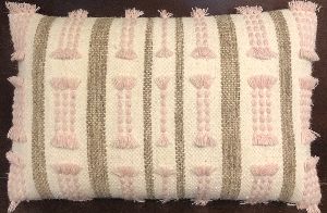 Maroc Handwoven Wool and Cotton Cushion Cover