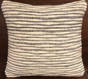 Weaves Handwoven Wool and Polyester Cushion Cover