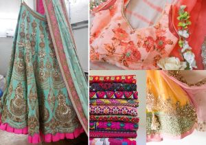 Georgette Lehenga Dress Material