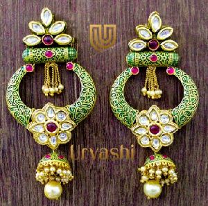 ER-486 Kundan Earrings