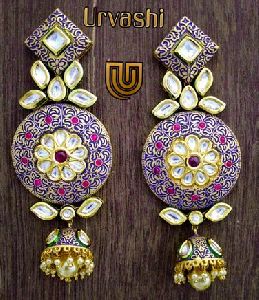 ER-493 Kundan Earrings