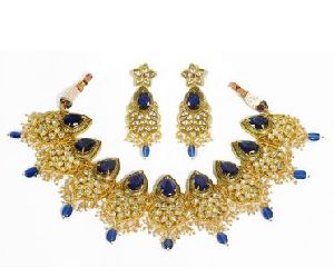 NS-819 Kundan Bridal Necklace Set